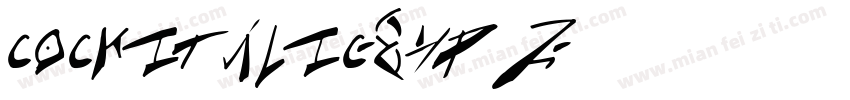 CockItalic-84pZ字体转换