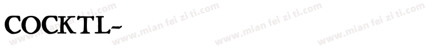 COCKTL字体转换