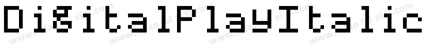 DigitalPlayItalicSt-mG7x字体转换
