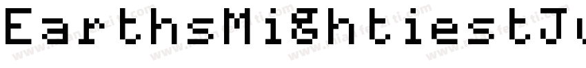 EarthsMightiestJumbleRotat-Y7X2字体转换
