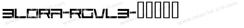 Blora-rgvLB字体转换