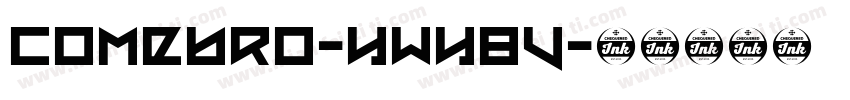 Comebro-ywY8V字体转换