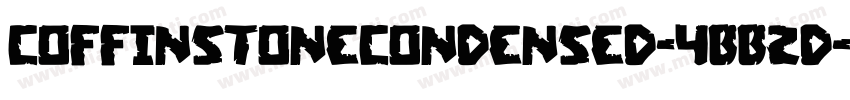 CoffinStoneCondensed-4BBZD字体转换