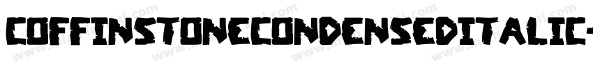 CoffinStoneCondensedItalic-0WWaX字体转换