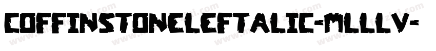 CoffinStoneLeftalic-mLLlv字体转换