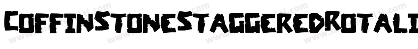 CoffinStoneStaggeredRotalic-K77Oe字体转换