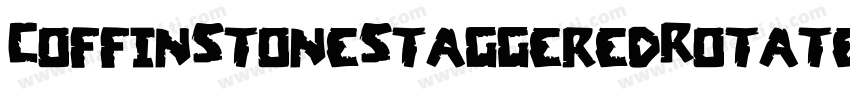 CoffinStoneStaggeredRotated-2OO4X字体转换