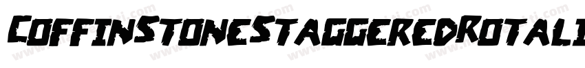 CoffinStoneStaggeredRotalic-K77Oe字体转换