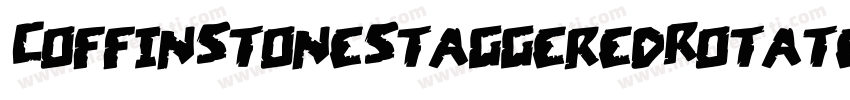 CoffinStoneStaggeredRotated-2OO4X字体转换