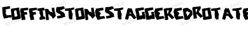 CoffinStoneStaggeredRotated-2OO4X字体转换