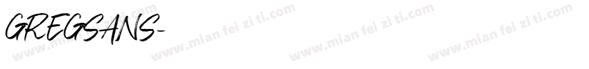 GREGSANS字体转换