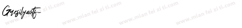 Gresilyaotf字体转换