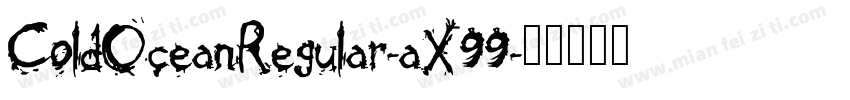 ColdOceanRegular-aX99字体转换