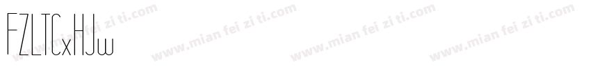 FZLTCxHJw字体转换
