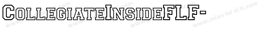 CollegiateInsideFLF字体转换