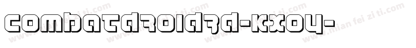 CombatDroid3D-KXoy字体转换