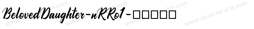 BelovedDaughter-nRRo1字体转换