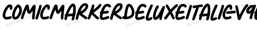 ComicMarkerDeluxeItalic-V9EV字体转换