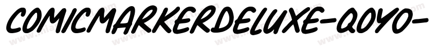 ComicMarkerDeluxe-qOY0字体转换