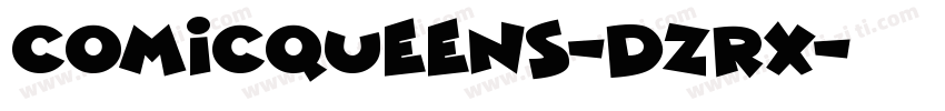 ComicQueens-dZrX字体转换