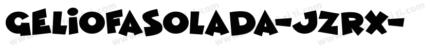 GelioFasolada-JZrx字体转换