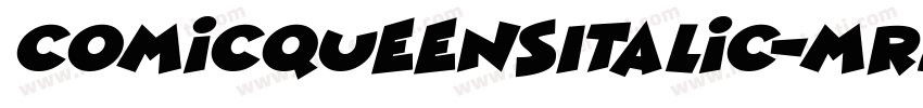 ComicQueensItalic-mR2G字体转换