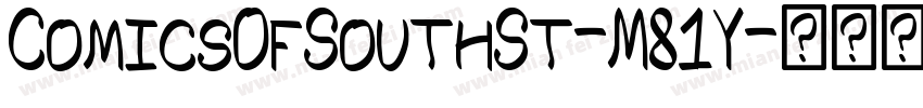 ComicsOfSouthSt-M81Y字体转换