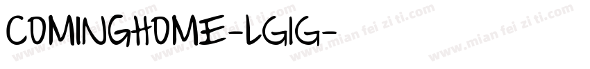 ComingHome-LG1G字体转换