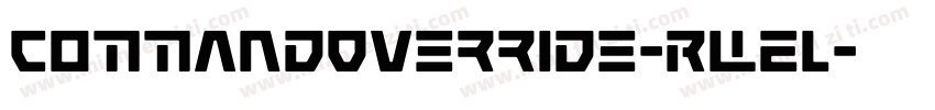 CommandOverride-RWEl字体转换