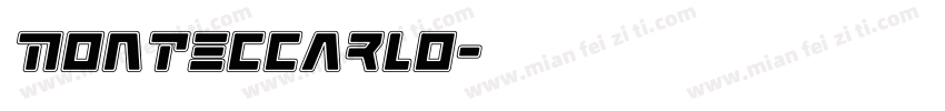 monteccarlo字体转换