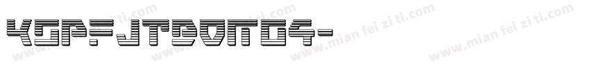 KSPFJTBOMG4字体转换