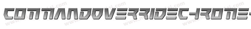 CommandOverrideChrome-Mg4x字体转换