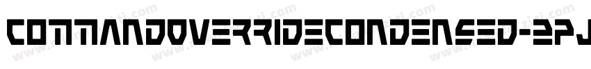 CommandOverrideCondensed-2pJw字体转换