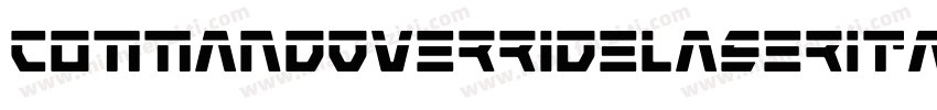 CommandOverrideLaserItalic-Mg4n字体转换