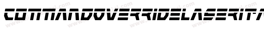 CommandOverrideLaserItalic-Mg4n字体转换