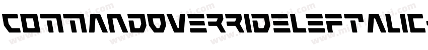CommandOverrideLeftalic-KLgl字体转换
