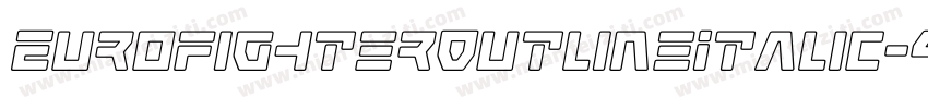 EurofighterOutlineItalic-9DRj字体转换