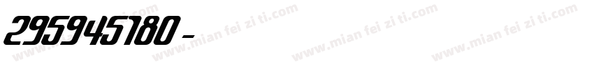 295945180字体转换