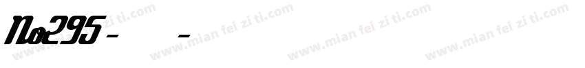 No295-上首荒原体字体转换