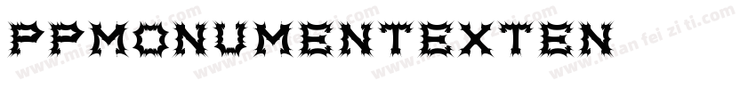 ppmonumentexten字体转换