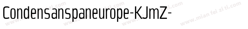 Condensanspaneurope-KJmZ字体转换
