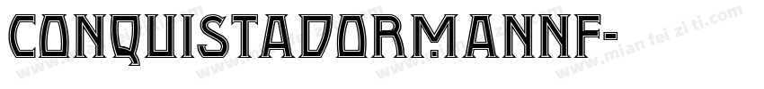 ConquistadormanNF字体转换