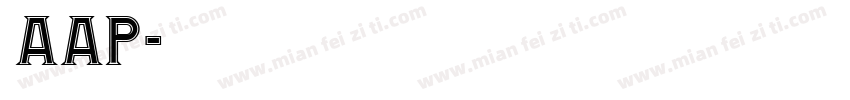 筑紫aap丸字体转换