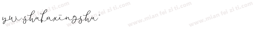 yw_shufaxingshu字体转换