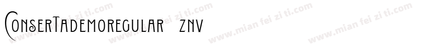 ConsertaDemoRegular-2znv字体转换
