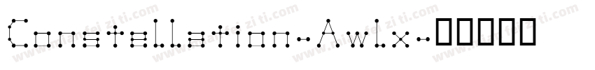 Constellation-Awlx字体转换