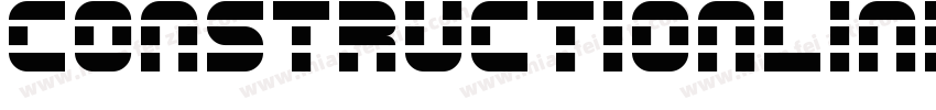 ConstructionLines-w9g2字体转换