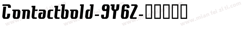 Contactbold-9Y6Z字体转换