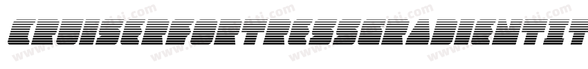 CruiserFortressGradientItal-5qDa字体转换