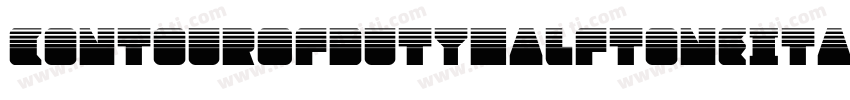 ContourOfDutyHalftoneItal-yWDq字体转换